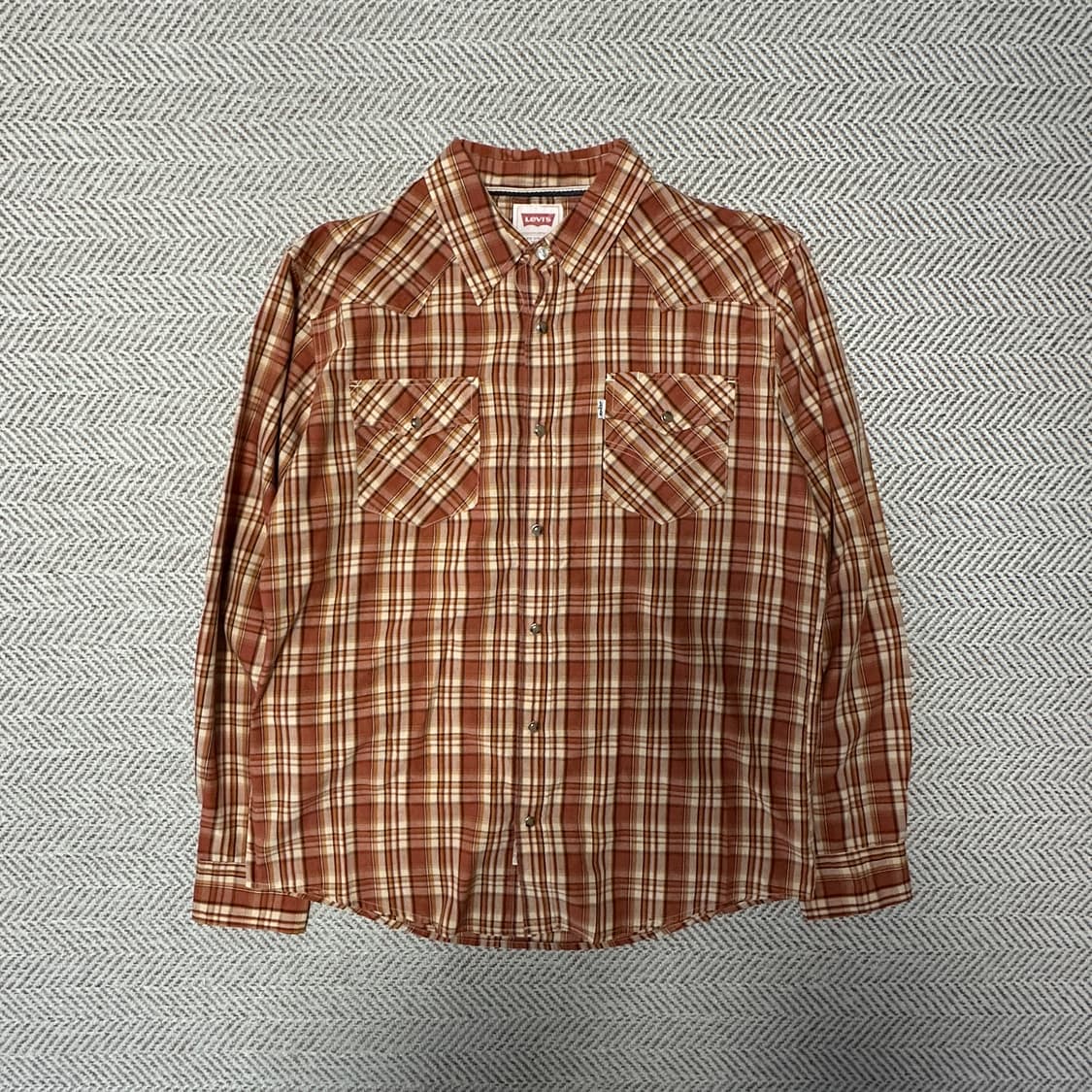 LEVI'S white tab western shirt 상품이미지1