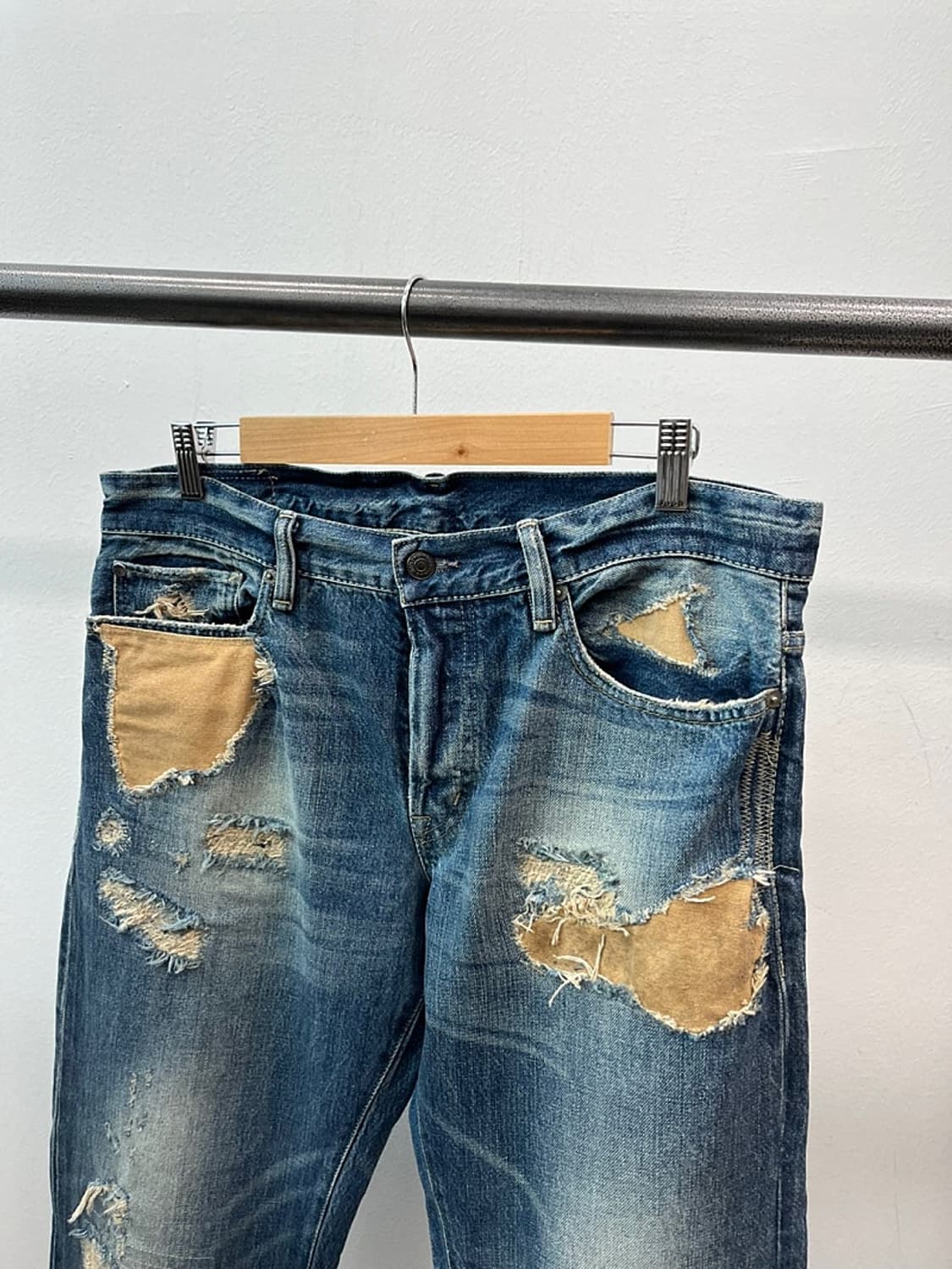 33) 데님앤서플라이 패치워크 데님진 상품이미지5