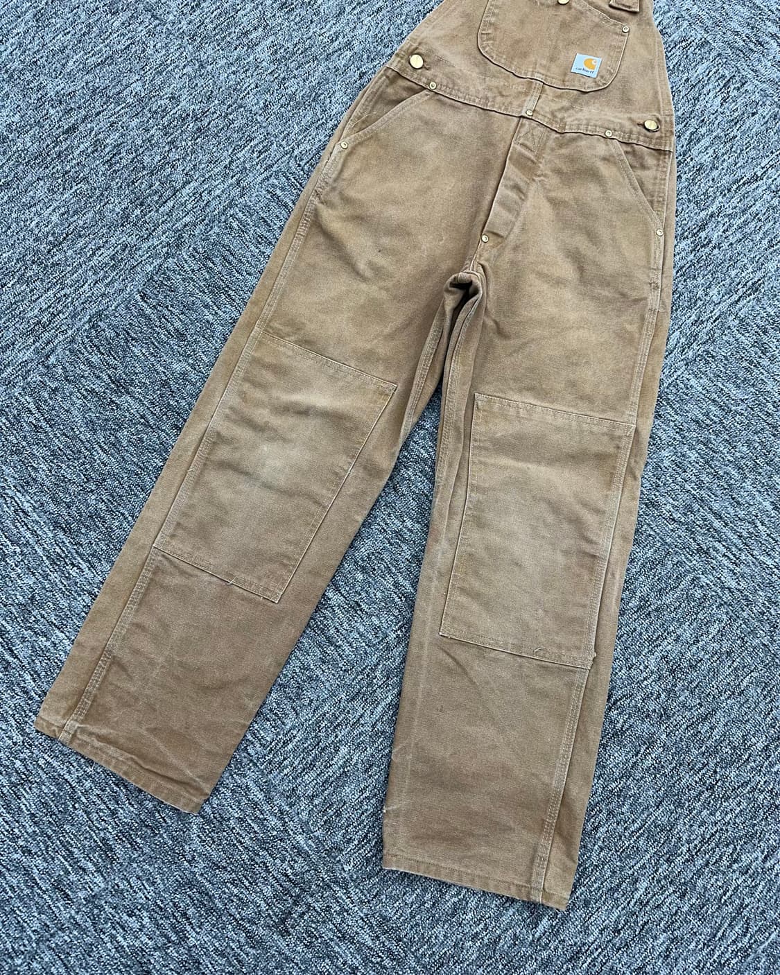 (14~16)칼하트 더블니 USA 오버롤 KIDS-M1216 상품이미지3