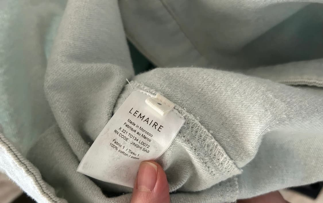 르메르 지퍼 데님 셔츠 탑 스카이블루 / S 상품이미지7