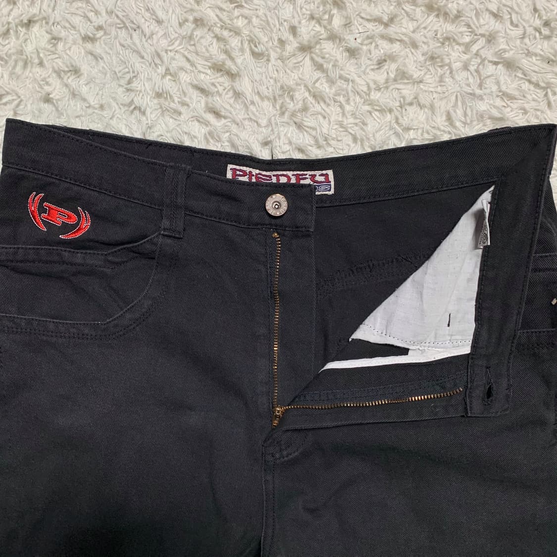 [32] Pien Fu 피앤 푸 와이드 배기핏 데님팬츠 상품이미지4