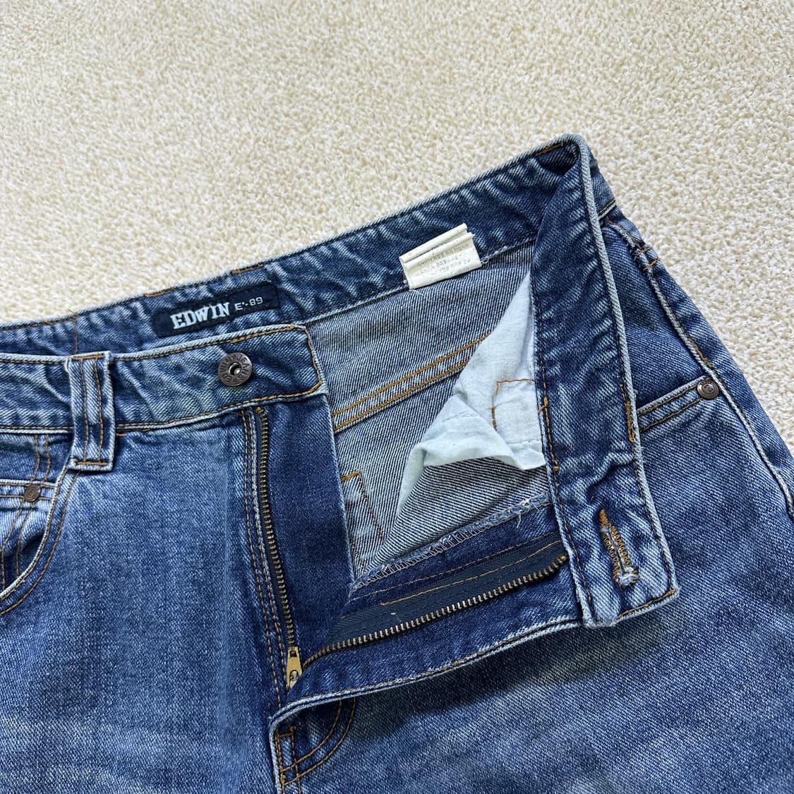 실측확인 에드윈 청바지 0317D 상품이미지4
