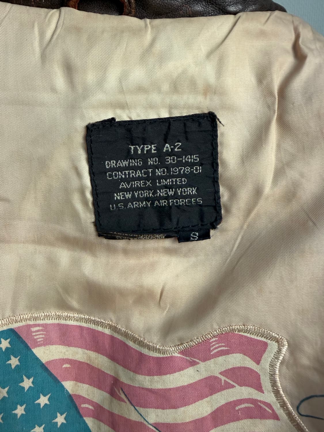 아비렉스 A2 핀업걸 가죽자켓 상품이미지4