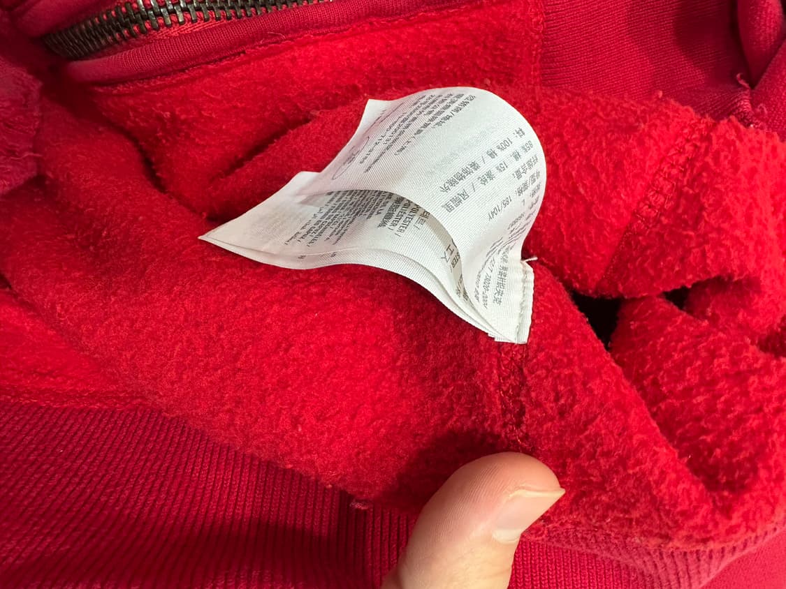 아베크롬비 스펠아웃 레드 후드집업  상품이미지5