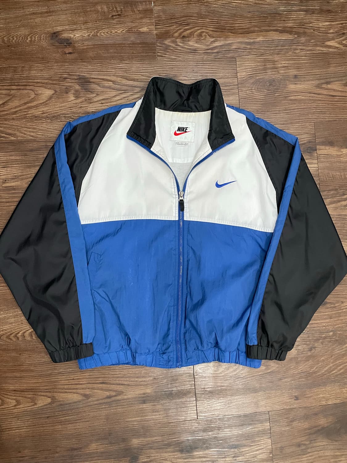 90s 나이키 희귀 올드스쿨 바람막이 멀티블루 상품이미지1