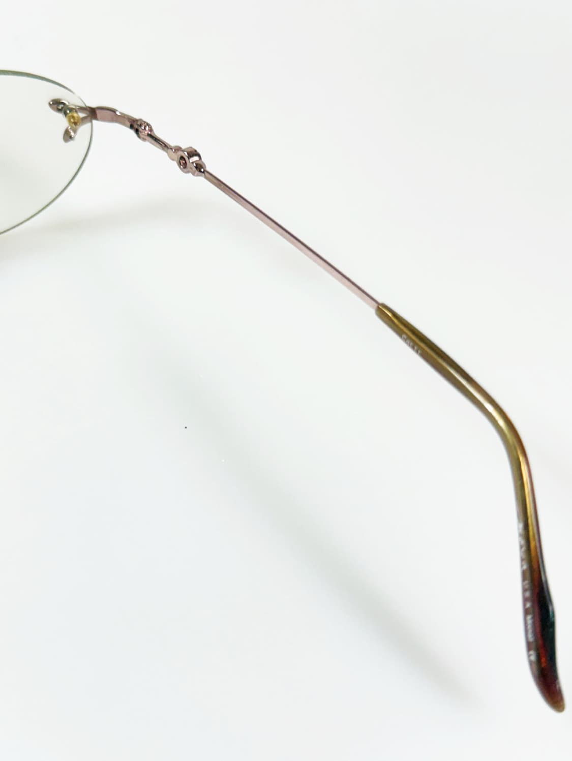 MOYA NEW YORK 오벌 무테 프레임 빈티지 안경 상품이미지6