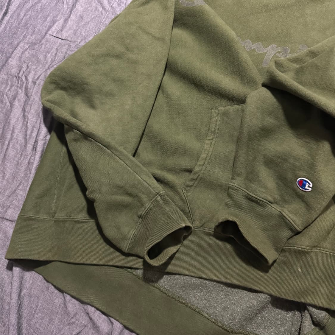 Reverse Weave Pullover Hood Shirts 상품이미지5