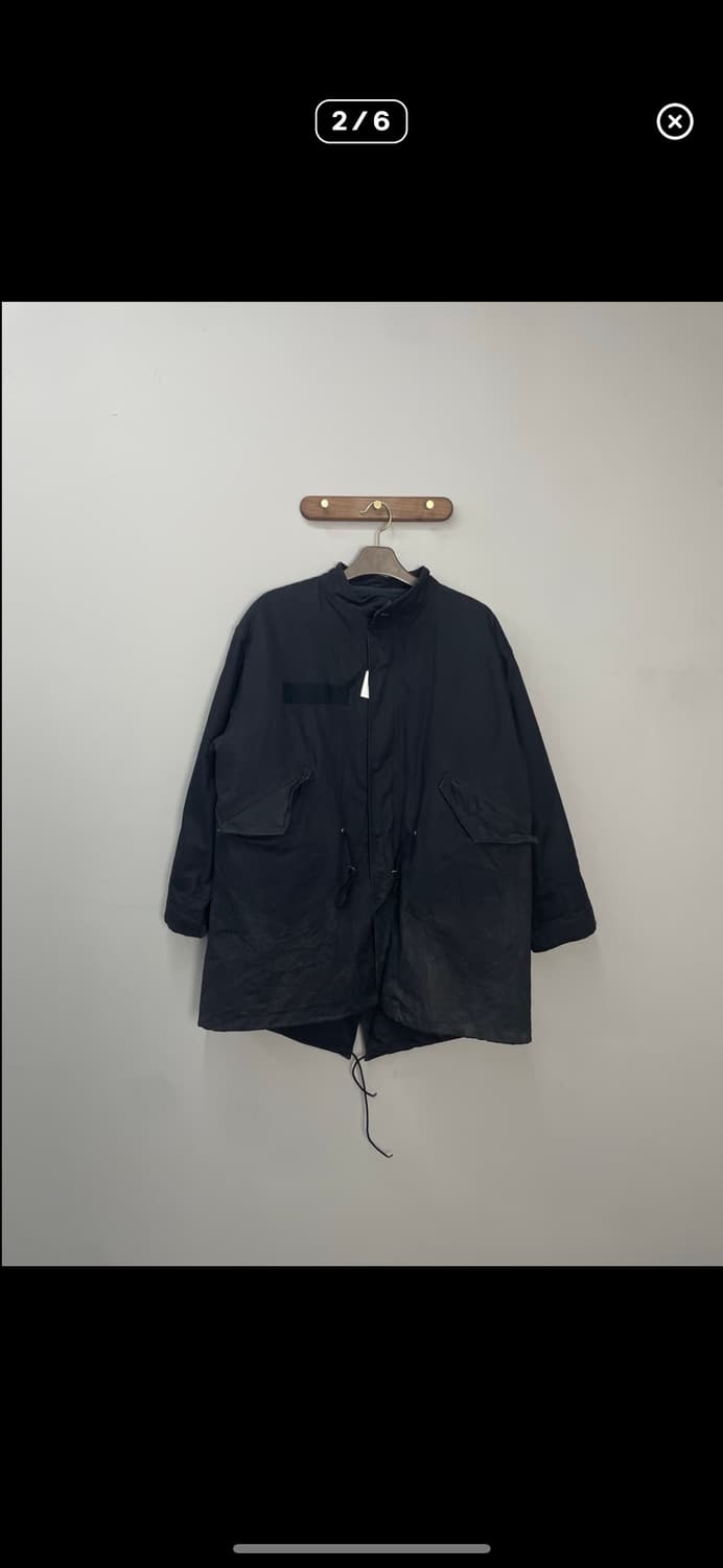 빈티지 블랙 피쉬테일 파카 A2913 상품이미지2