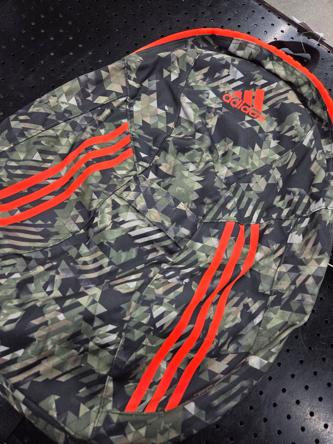 Adidas 아디다스 네온주황 빅지퍼 백팩 상품이미지2