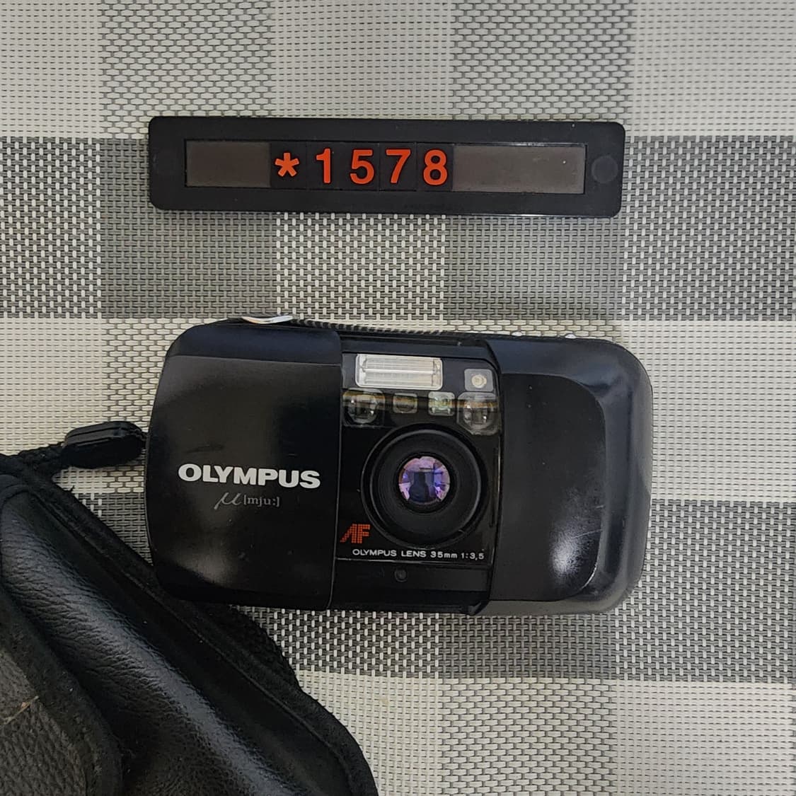 올림푸스 뮤 1 블랙바디 필름카메라 파우치포함 상품이미지2