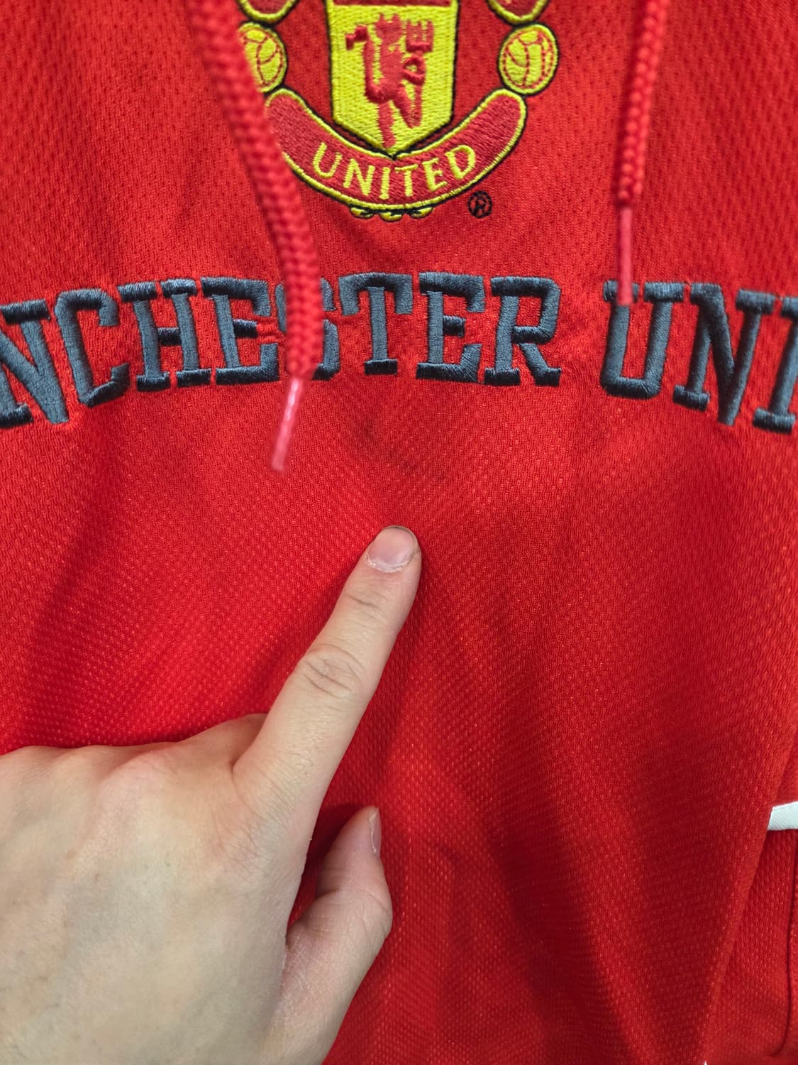 맨체스터 유나이티드 오피셜 기능성 후드조끼 베스트 m 상품이미지7