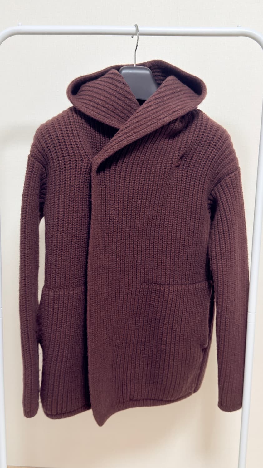 릭오웬스 14fw 모직 후드가디건 상품이미지1