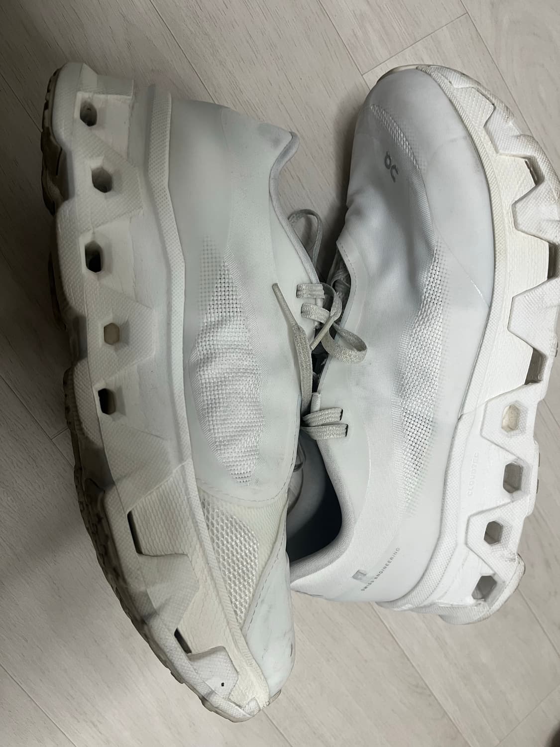 온 러닝 x 포스트 아카이브 팩션 (파프) 클라우드 몬스터 하이퍼 화이트 상품이미지4