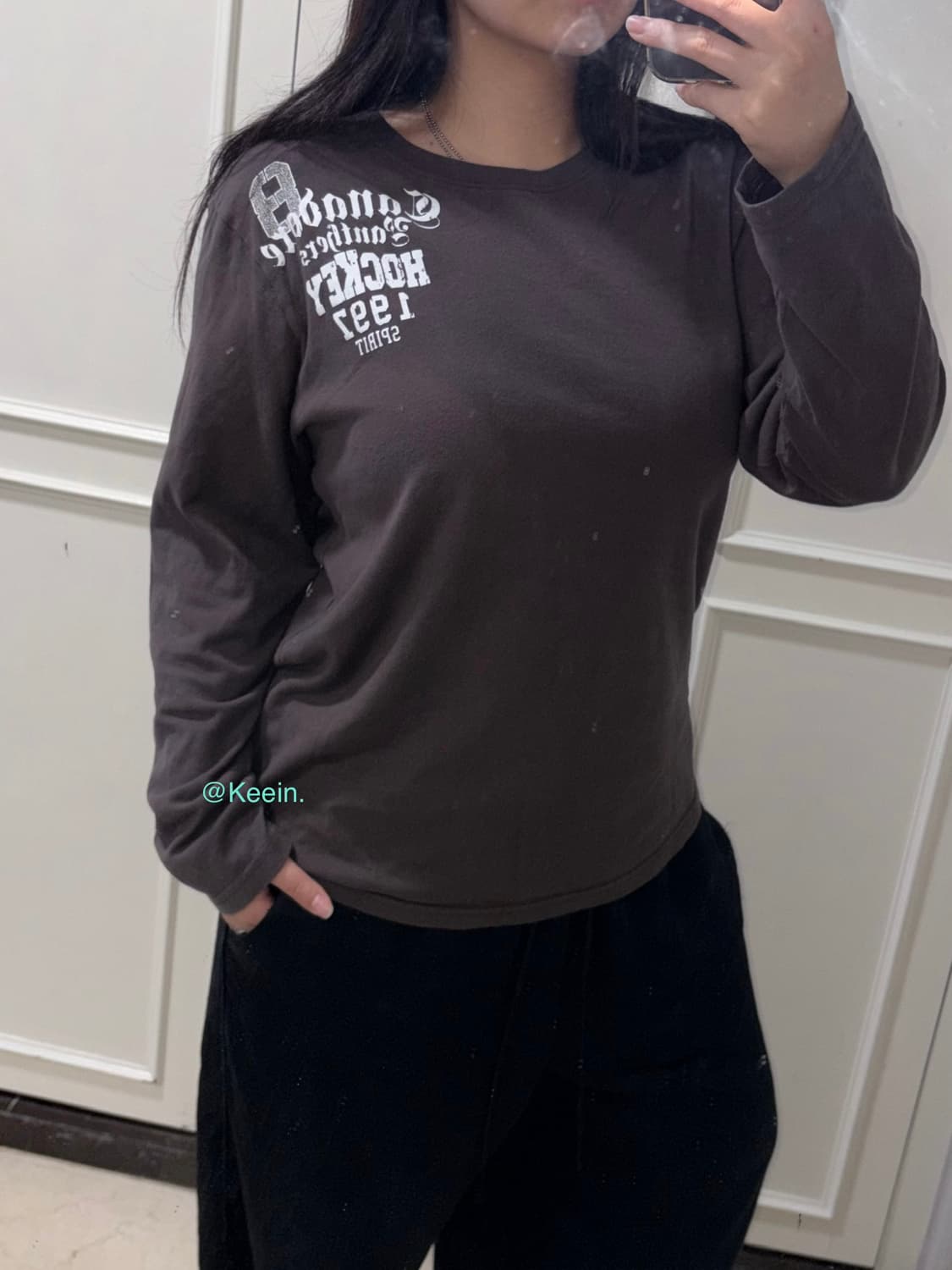 Brown longsleeve 상품이미지5