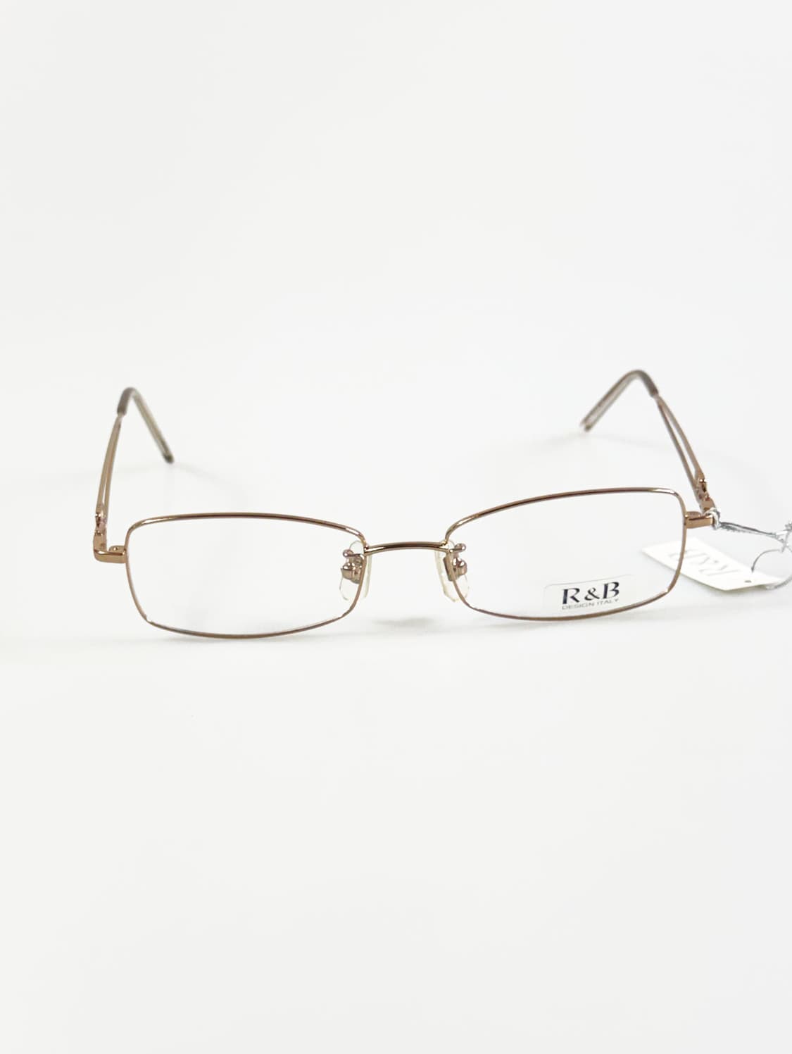 R&B EYEWEAR 골드 슬림 스퀘어 메탈 빈티지 안경 상품이미지1