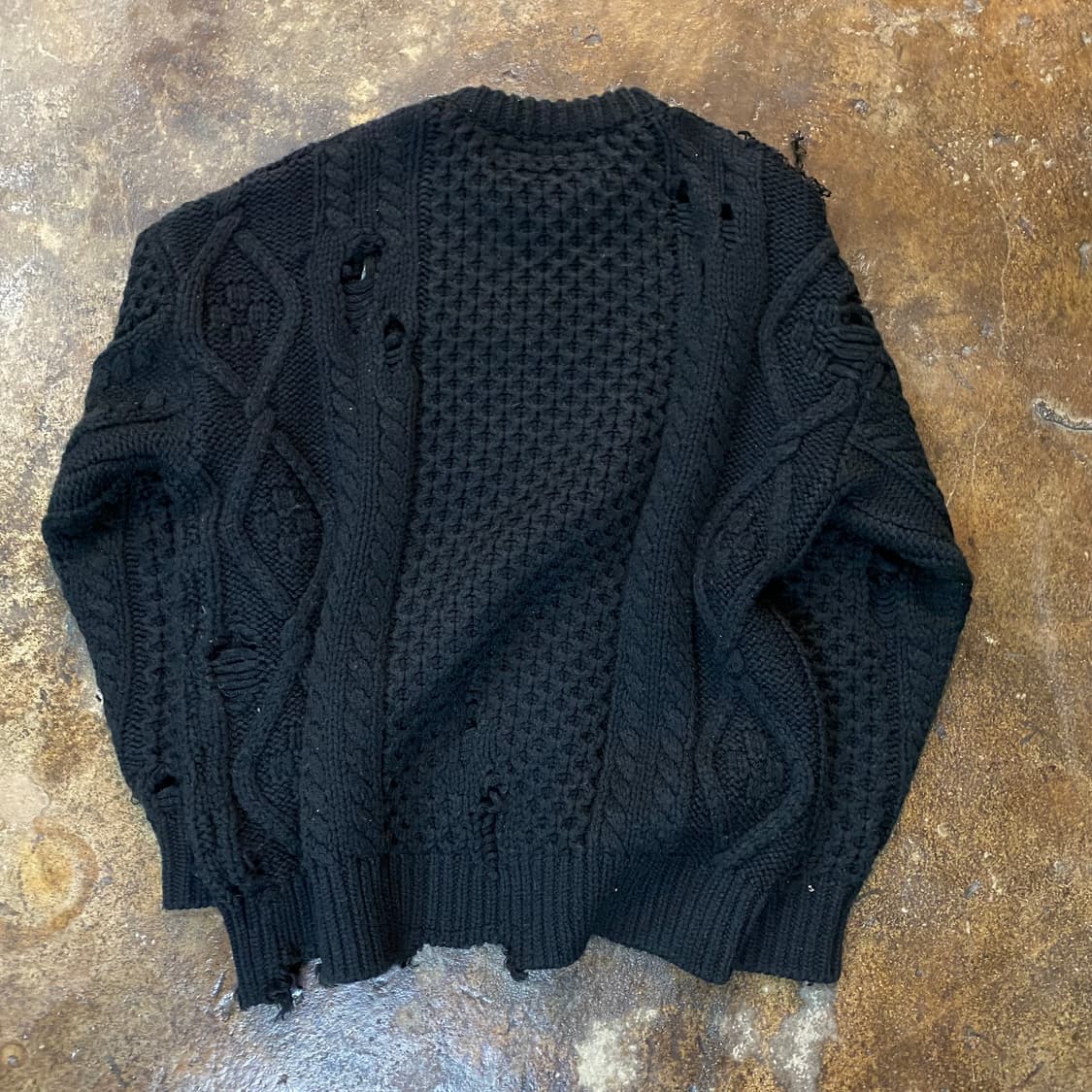 (S) Neighborhood 세비지 데미지 니트 스웨터 상품이미지5