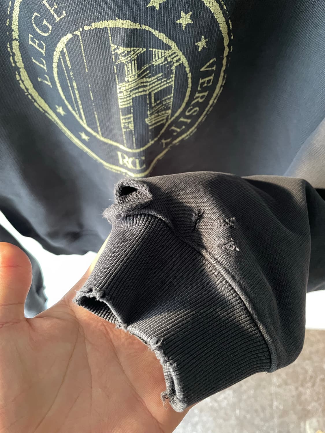 Recto LLEGE Vintage Hoodie 상품이미지5