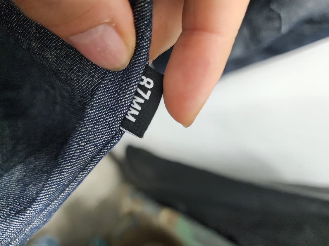 87mm 서울 웨스턴 진청 데님셔츠 상품이미지5