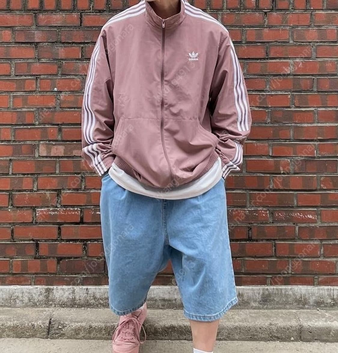 [2XL] 아디다스 락업 트랙탑 인디핑크 상품이미지5