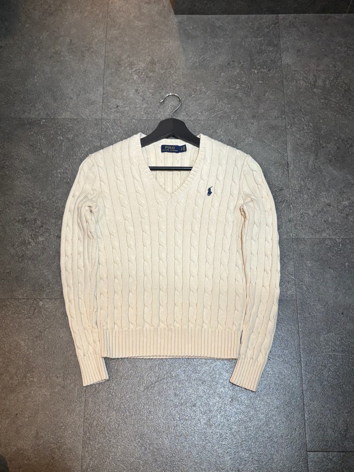폴로 랄프로렌 케이블 꽈배기 니트 스웨터 S 상품이미지2