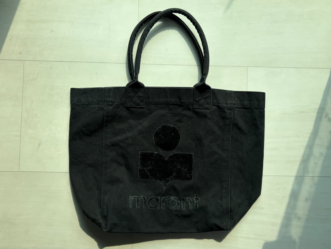 이자벨마랑 옌키 벨벳 토트백 상품이미지1