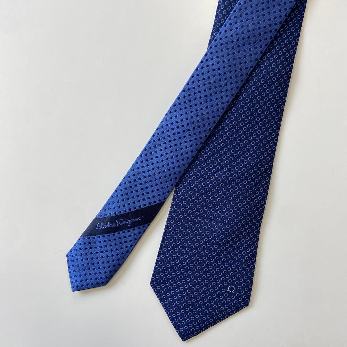 신형 페레가모(Ferragamo) 심플로고 명품 정품 넥타이8.2cm 상품이미지2