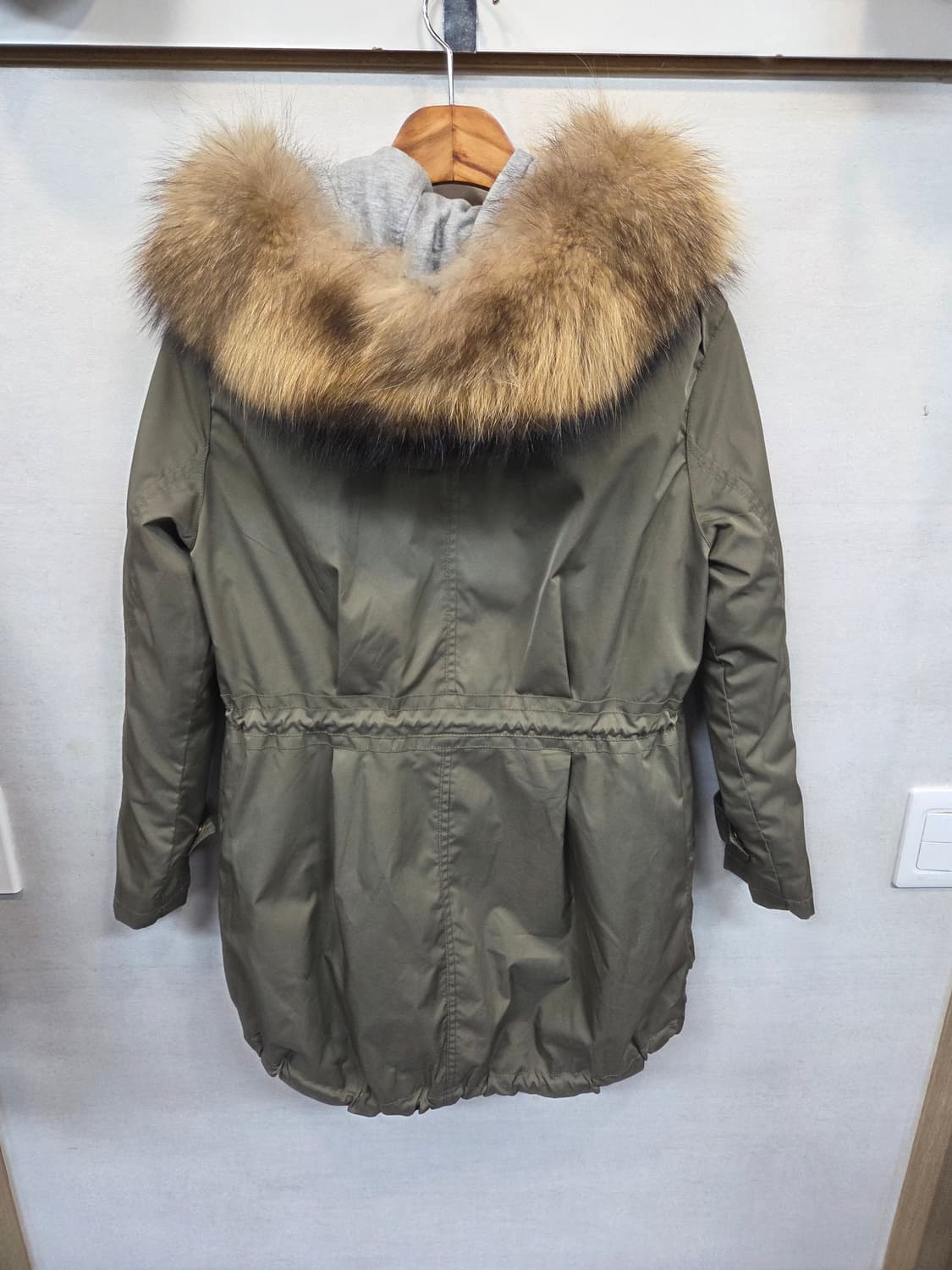 지오송지오 여성 라쿤퍼 야상 후드자켓 66 상품이미지2