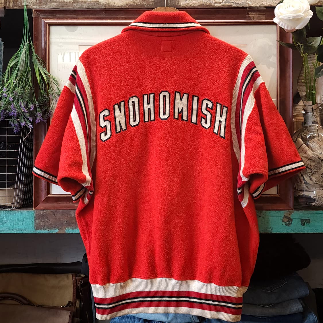 60s 빈티지 스웻셔츠 테리원단 니트 카라티 빈티지 티셔츠 L 상품이미지3