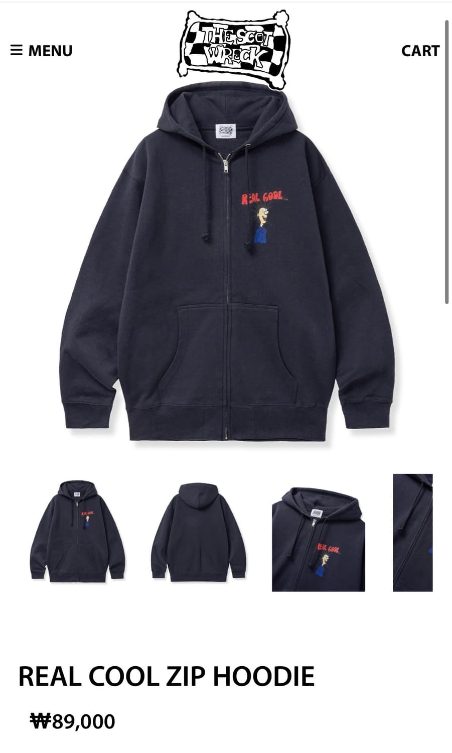 더스캇렉 The scot wreck  hoodie [M] 상품이미지3