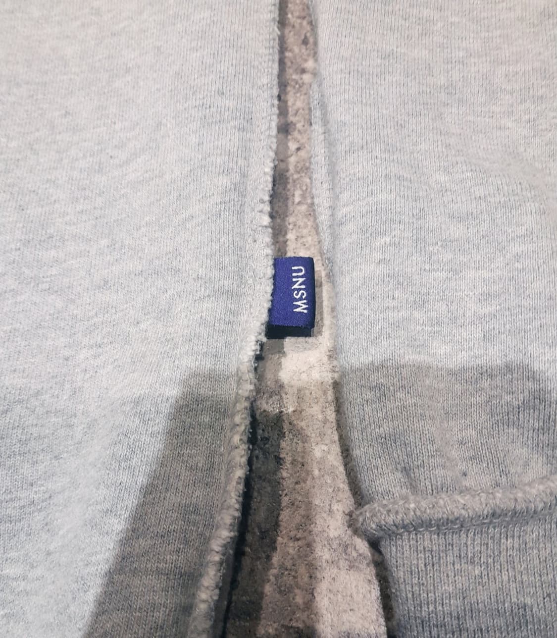 💥매스노운 드롭숄더 후드 그레이 (L)
 상품이미지7