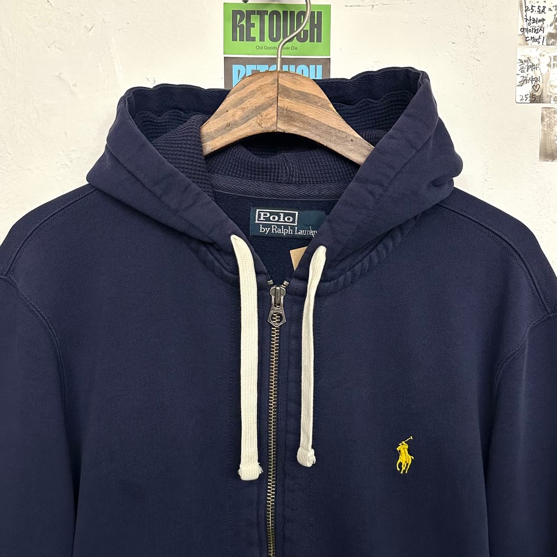 00’s 폴로 네이비 후드집업 상품이미지2