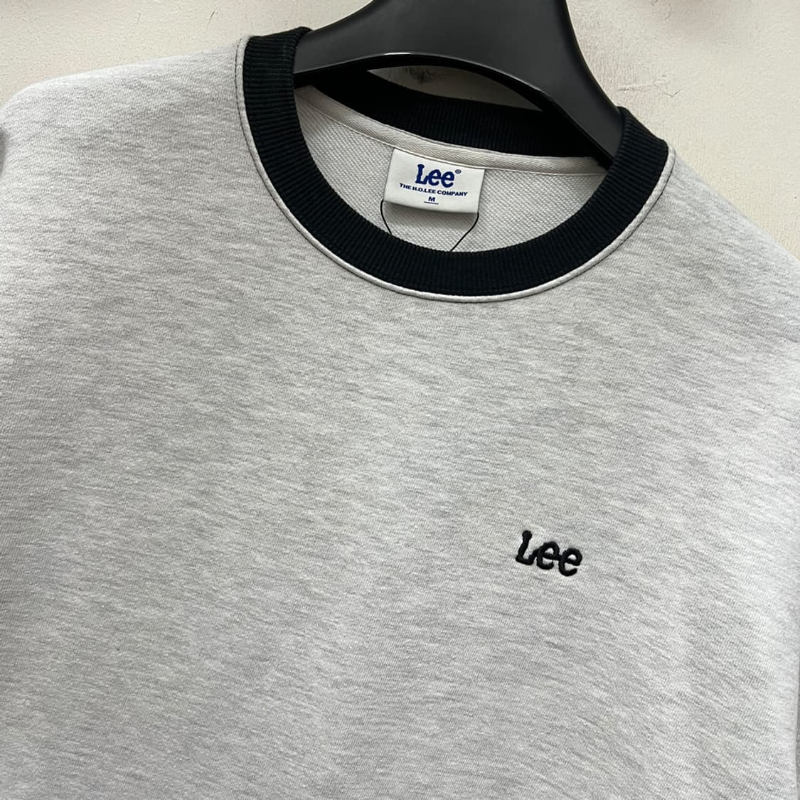 LEE 리 립 배색 오버핏 맨투맨 M 상품이미지3