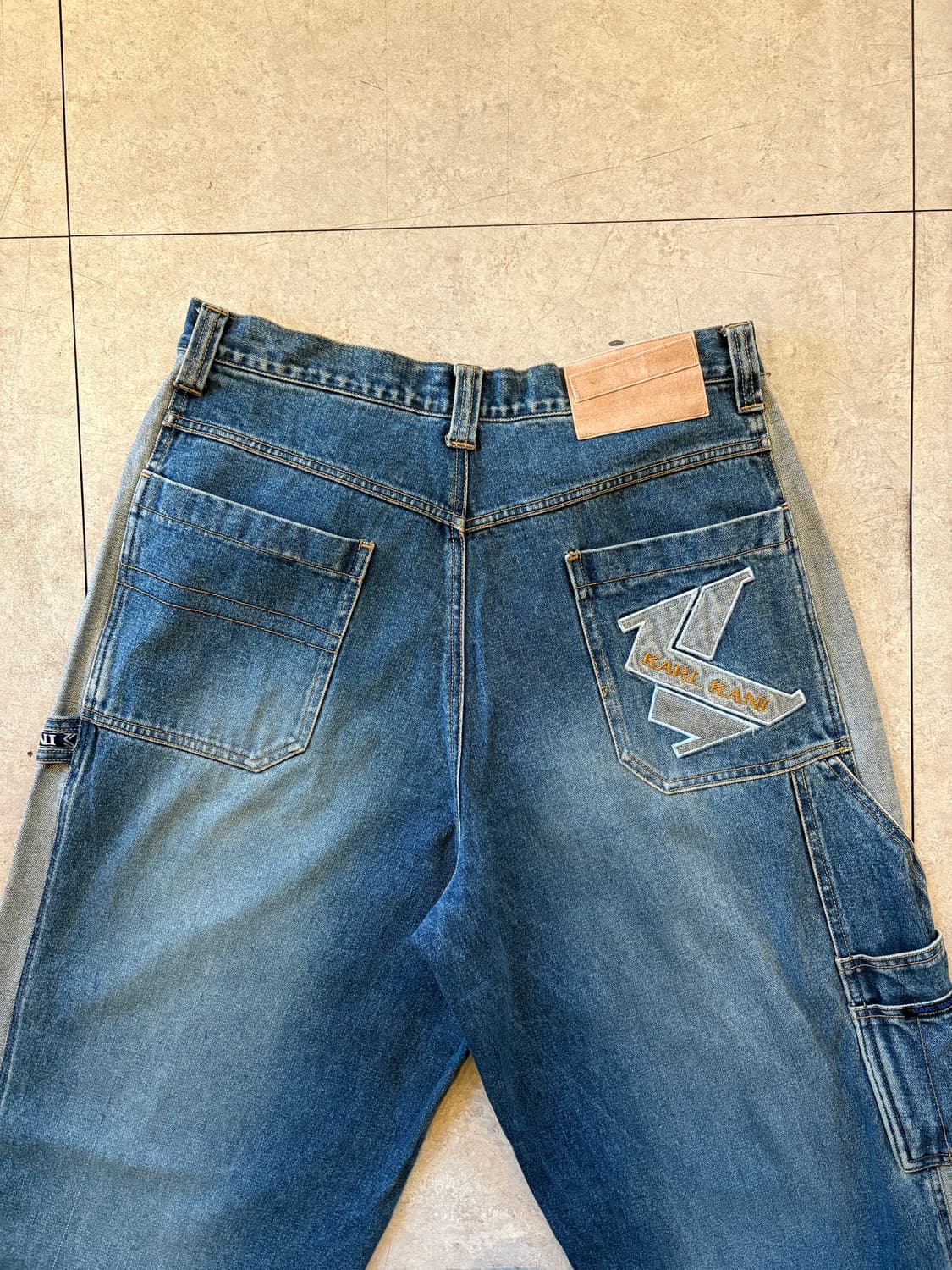 Karl kani 칼카니 사이드 라인 데님 카펜터 팬츠 상품이미지6