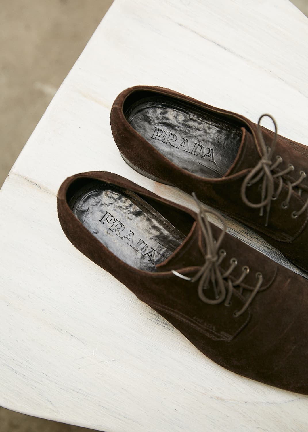 Suede Lace-up Derby Shoes 상품이미지4