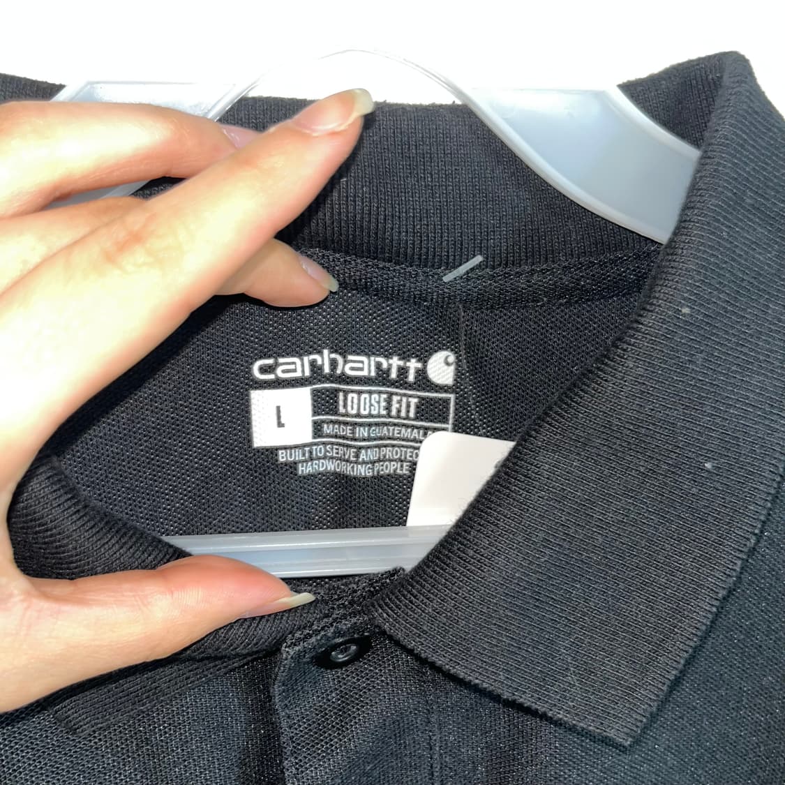 Carhartt Black Collar T-Shirt 상품이미지6