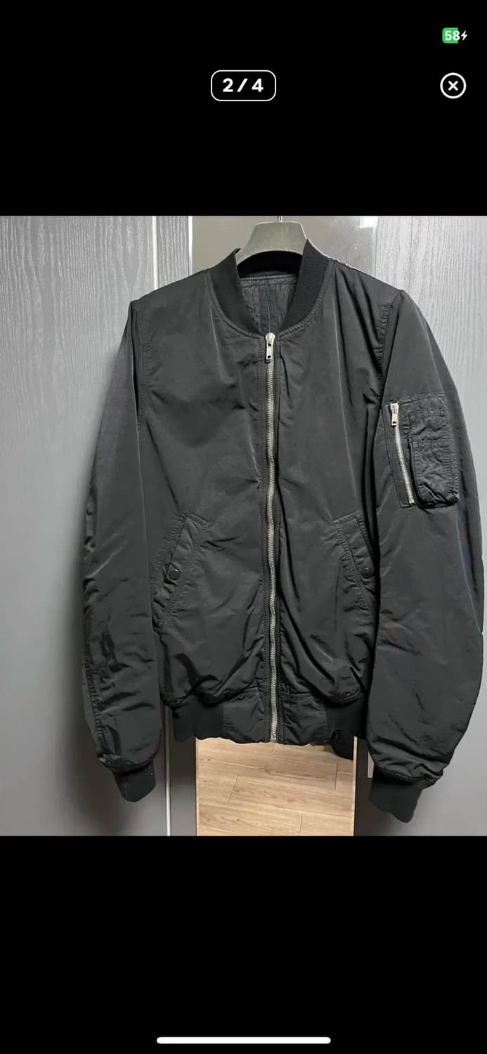 릭오웬스 다크쉐도우 ma-1 봄버 s 상품이미지2