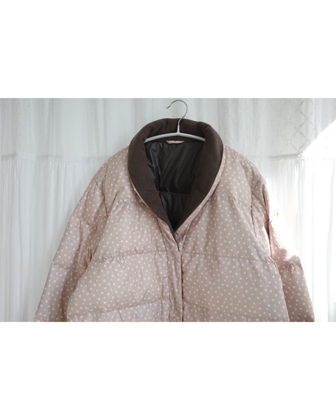 pink dot padded jacket 상품이미지5