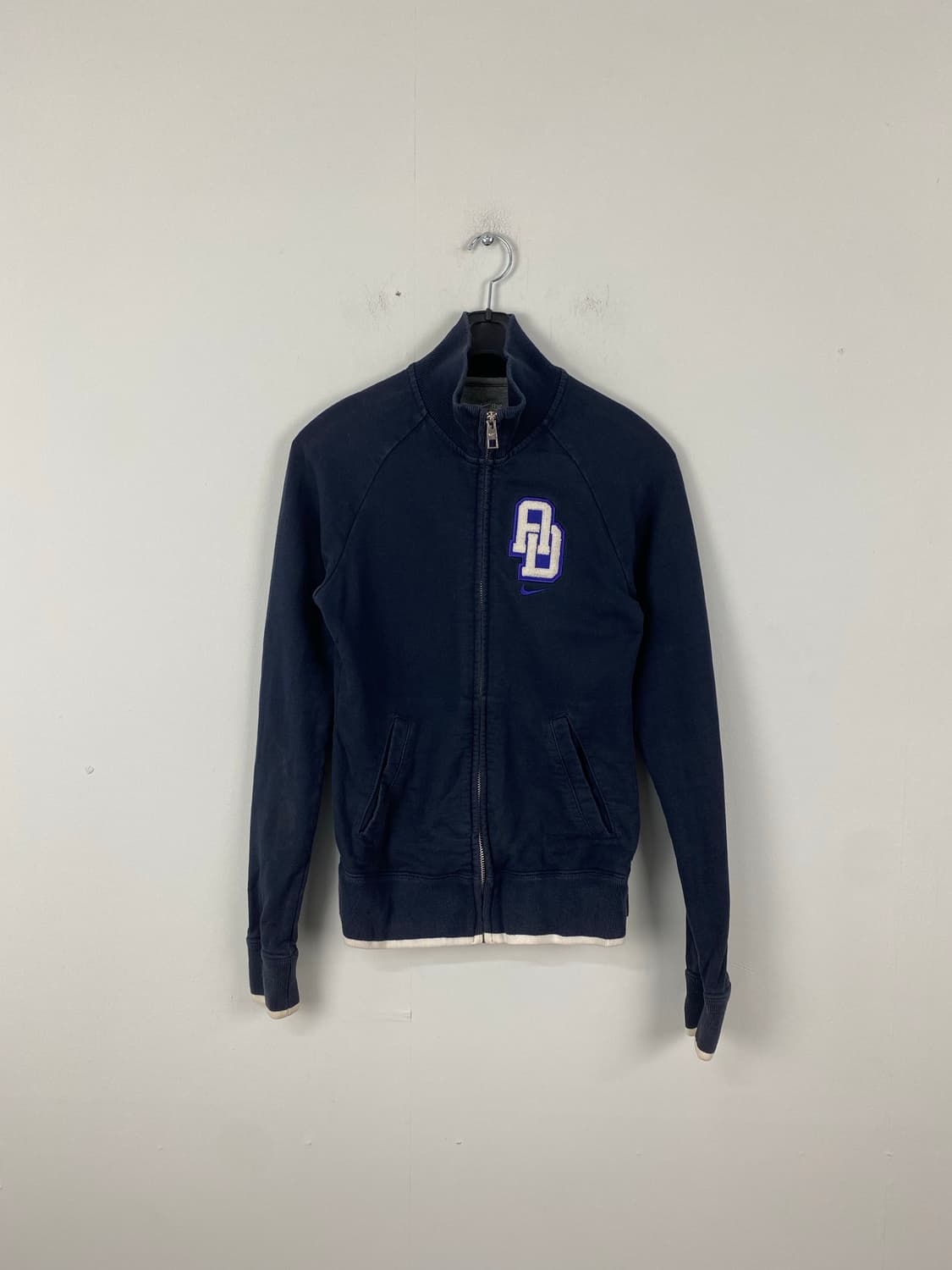 나이키 올드스쿨 네이비 집업 코튼져지 S <570> 상품이미지1