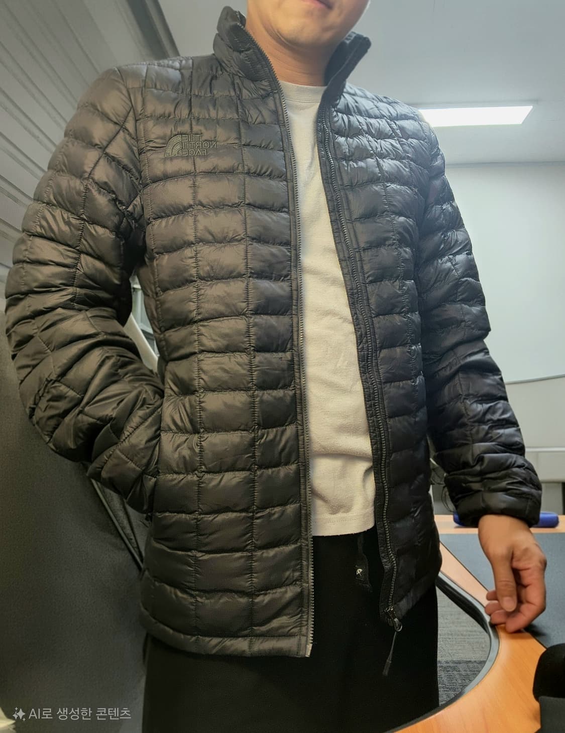 (새상품) 노스페이스 써모볼 경량자켓 패딩 간절기 (사이즈 XS 90) 상품이미지1