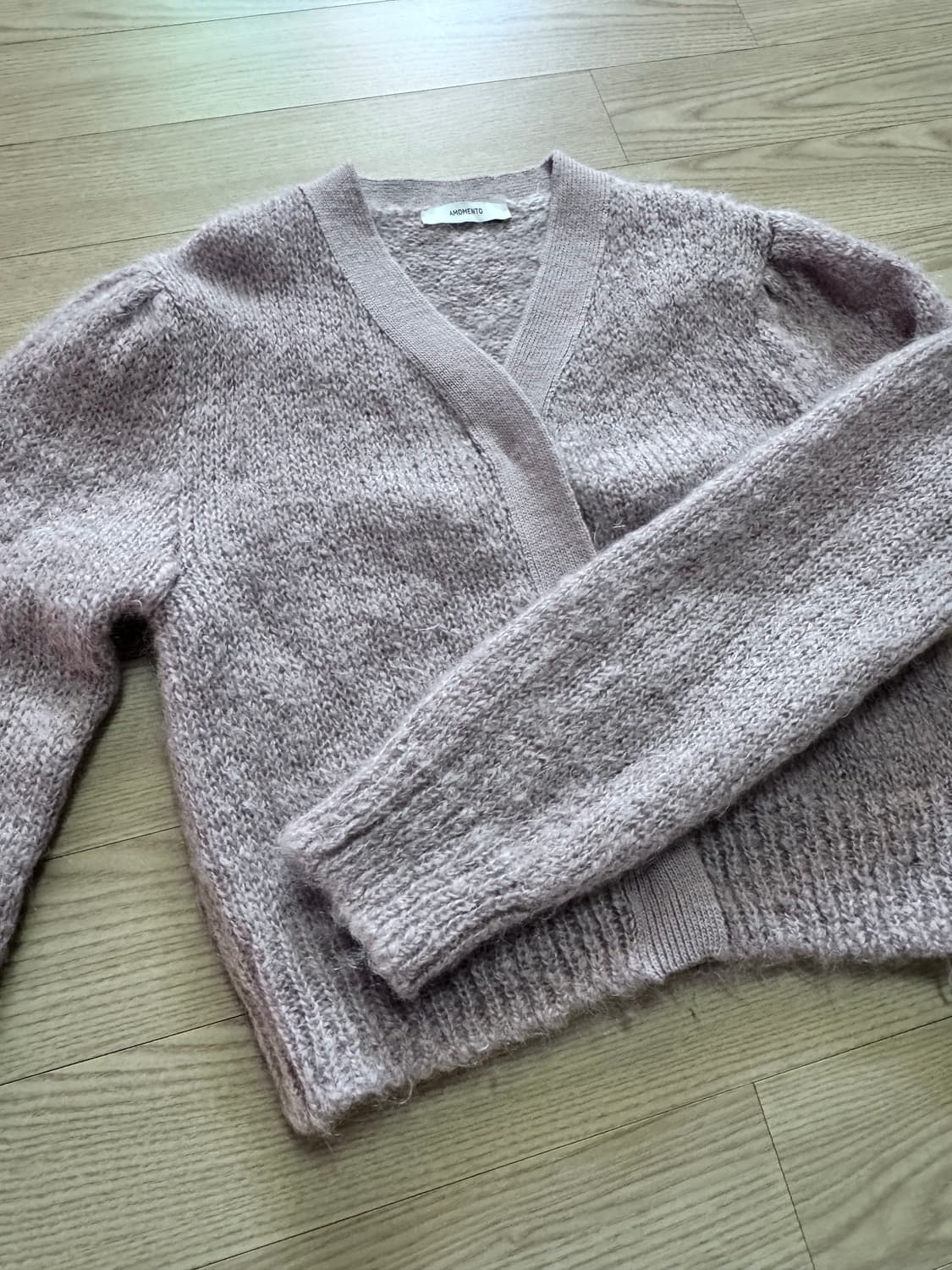 [M]아모멘토 그랜마 핑크 가디건 상품이미지4