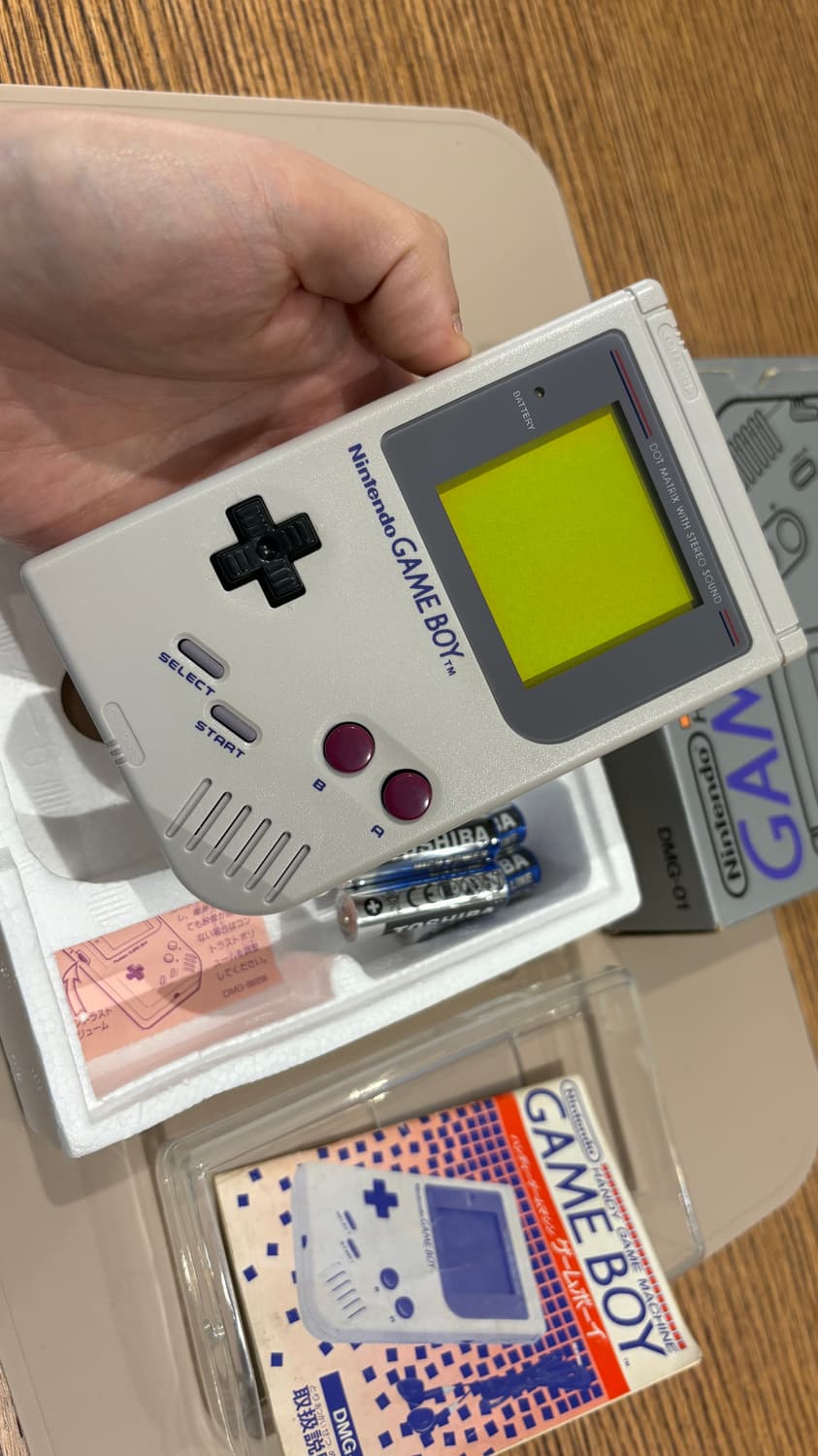 새제품 닌텐도 게임보이 DMG-01 풀박스 상품이미지3