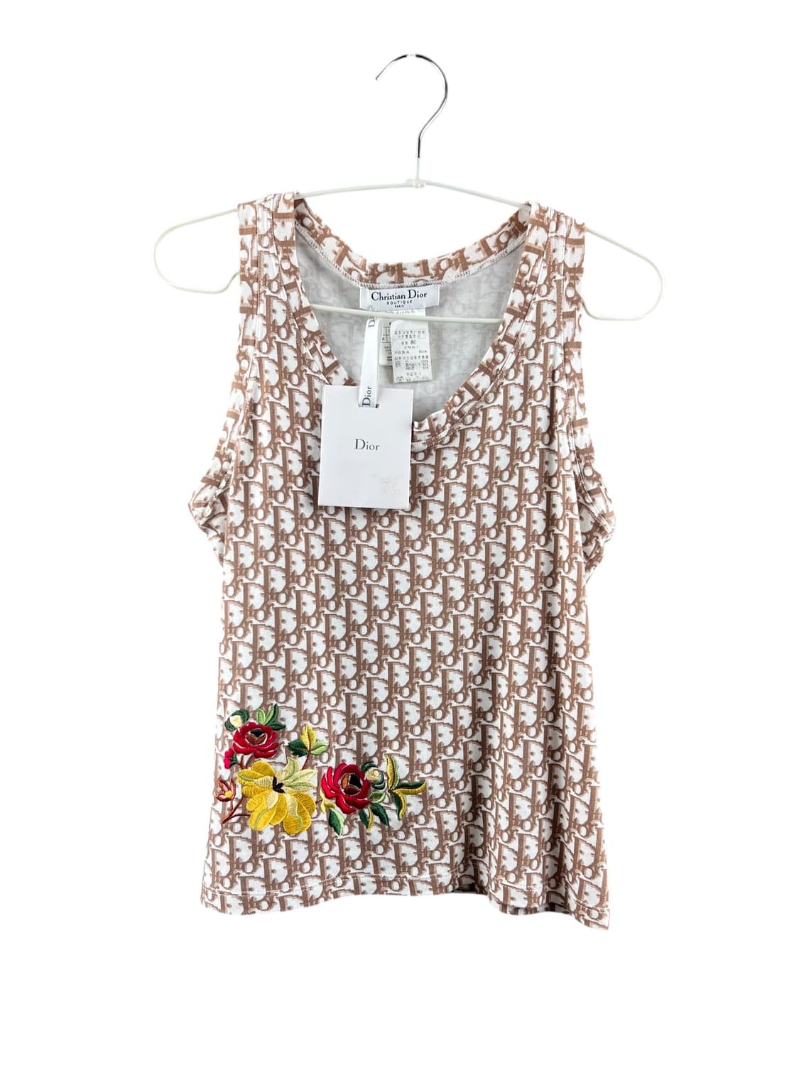 디올 오블리크 플로럴 나시 민소매 38사이즈 상품이미지1