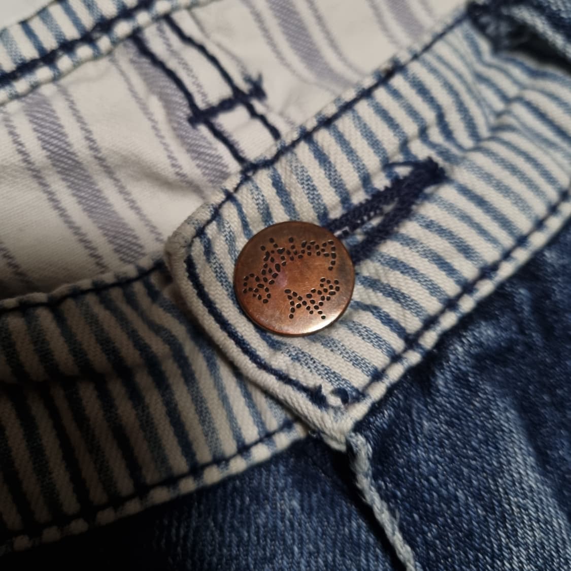 베이프 bape 데님 청바지 데미지진 L 32 34 90s 00s 빈티지 상품이미지6