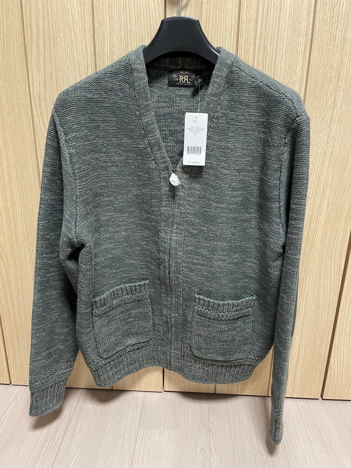 [국내판 새제품] 더블알엘 24FW 명작 가디건 M 상품이미지2