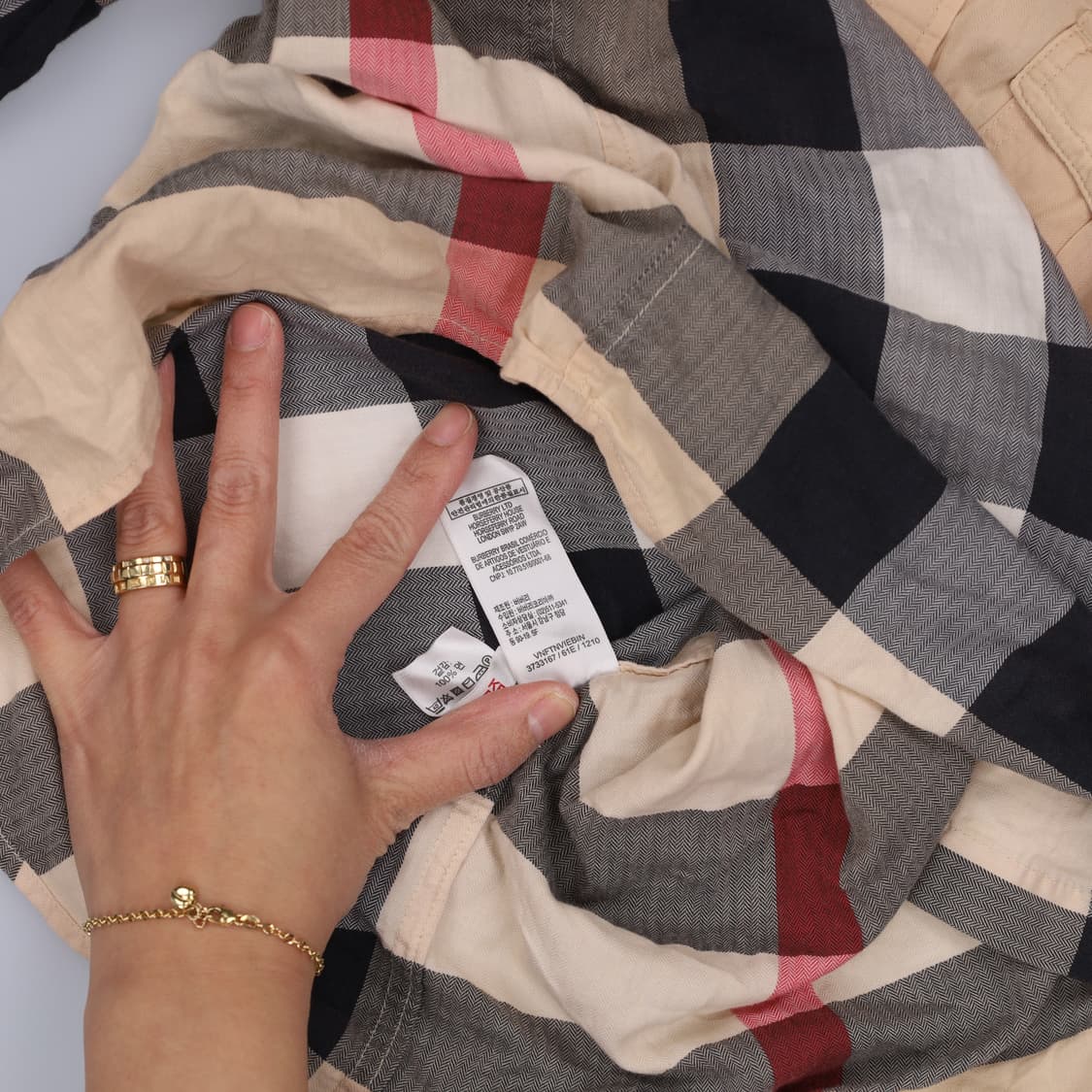 12Y 버버리 키즈 노바체크 셔츠 0310H1 상품이미지6