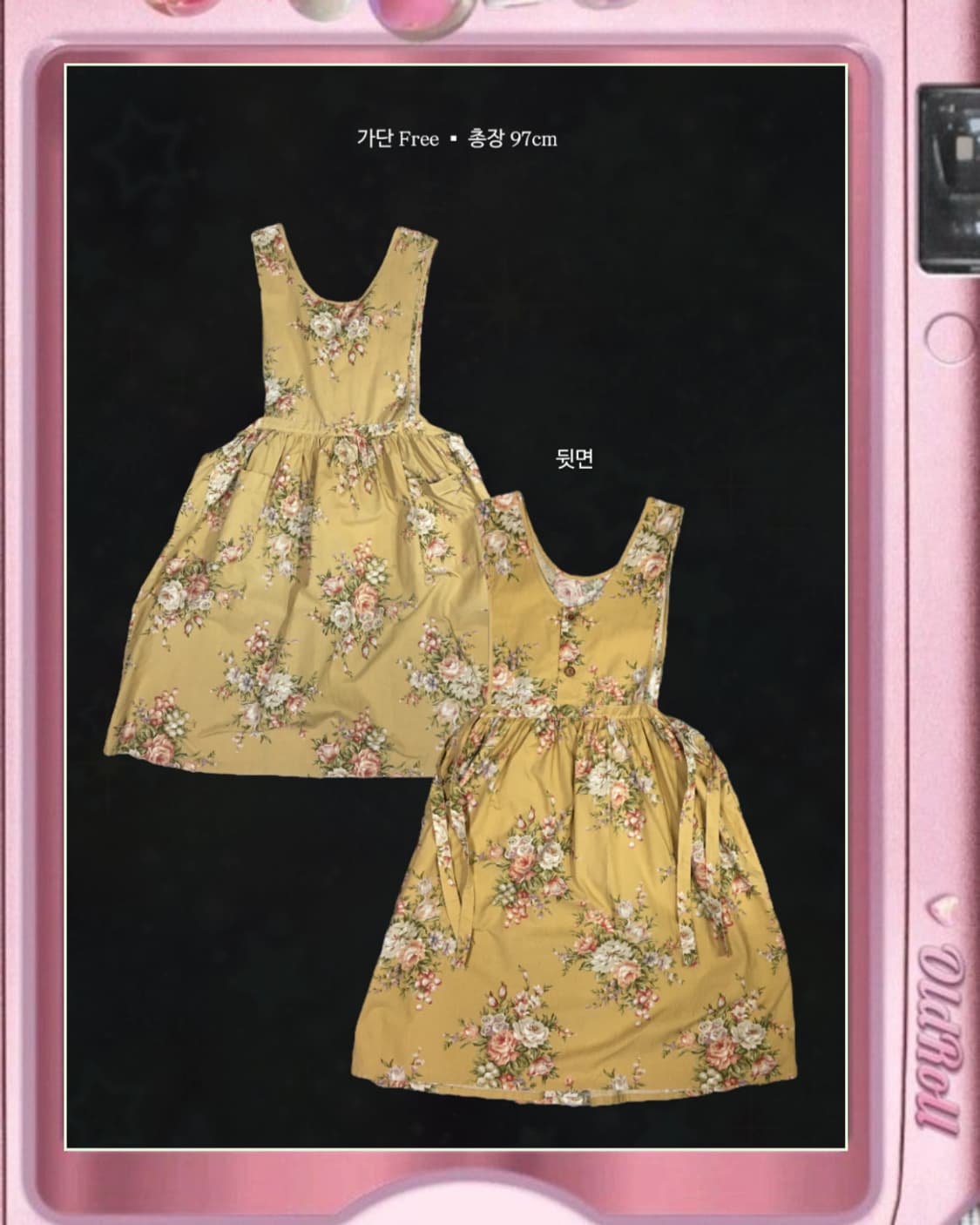 허니 플라워 에이프런 원피스🍯🐝 상품이미지8