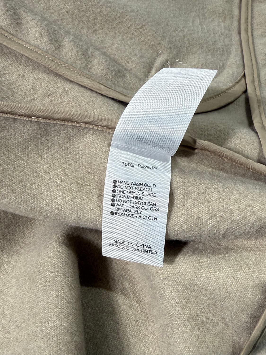 단톤 베이지 로고 투 웨이 집업 후디 자켓 상품이미지9