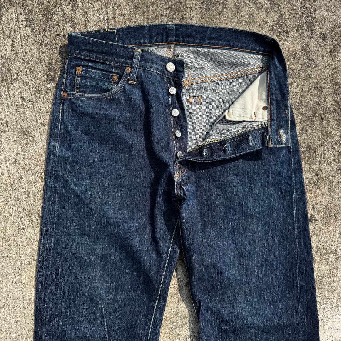 [31] Denime 드님 레더패치 셀비지 데님 팬츠 상품이미지3