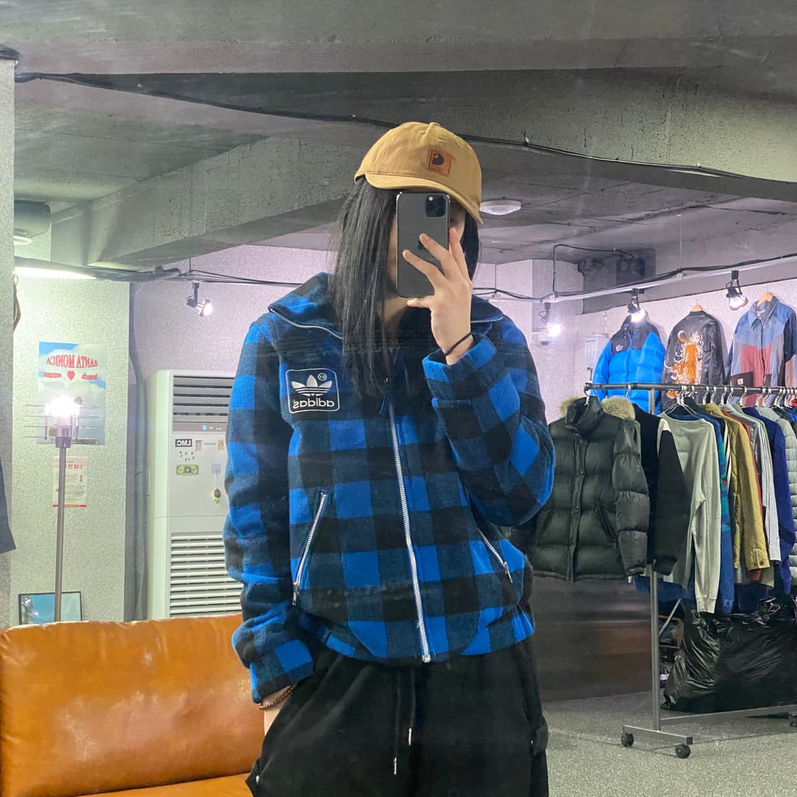 아디다스 파이어버드 체크 울 집업 b3376 상품이미지1