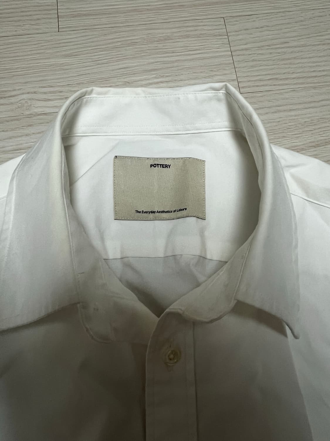 포터리/컴포트 셔츠 화이트/1사이즈 상품이미지4